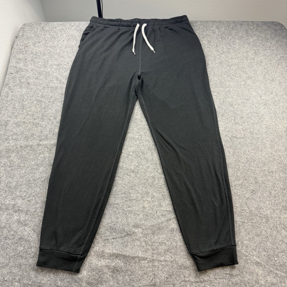 Vuori Performance Jogger Long Black Heather DreamKnit Lounge Pants Womens XXL
